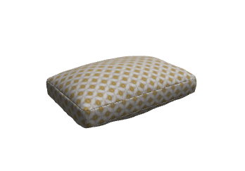 Plofkussen palletNofruit Linnenlook Pax Yellow (S002) 120 x 65 x +/- 20 cm zachte plofvulling