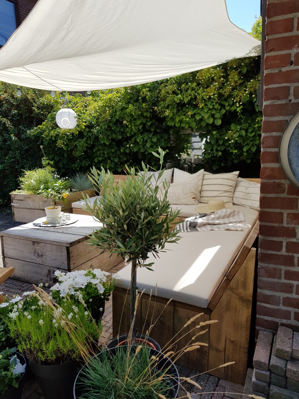 loungebank buiten