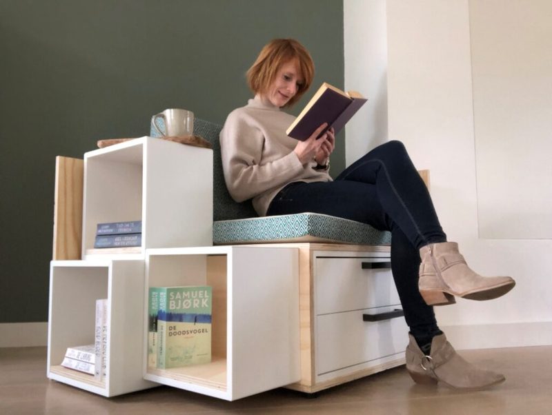 Ons Linda maakt zelf een unieke relaxstoel