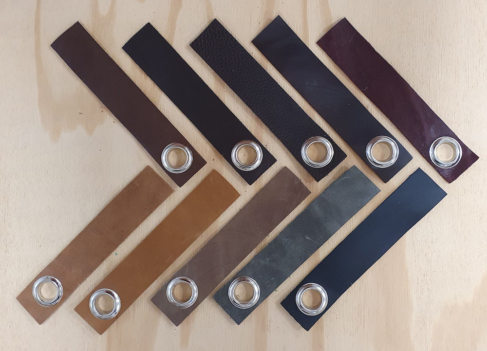 Bevestigen en ophangen - leren lapjes 2